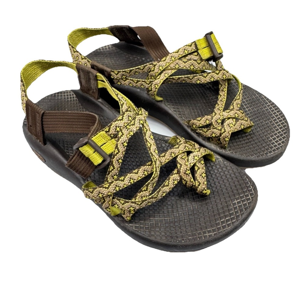 Chaco Women's Kaleidoscope Double Strap Vibram Adjustable Sandals Sz 8 Hiking